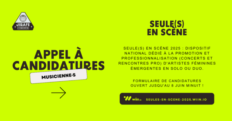 Appel à candidatures Seule(s) en Scène 2025 | Le Grillen