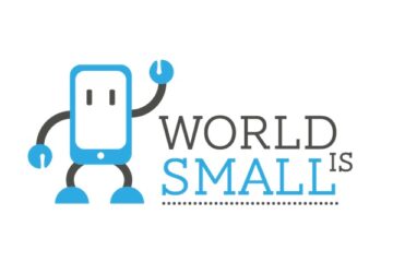 world is small logo